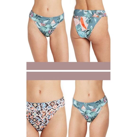MAAJI Myrtle‎ Beach GA REVERSIBLE BIKINI SWIMSUIT BOTTOMS M - Picture 1 of 7